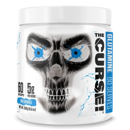JNX SPORTS  The Curse! Micronized Glutamine 60 SERVINGS, CAFFEINE FREE