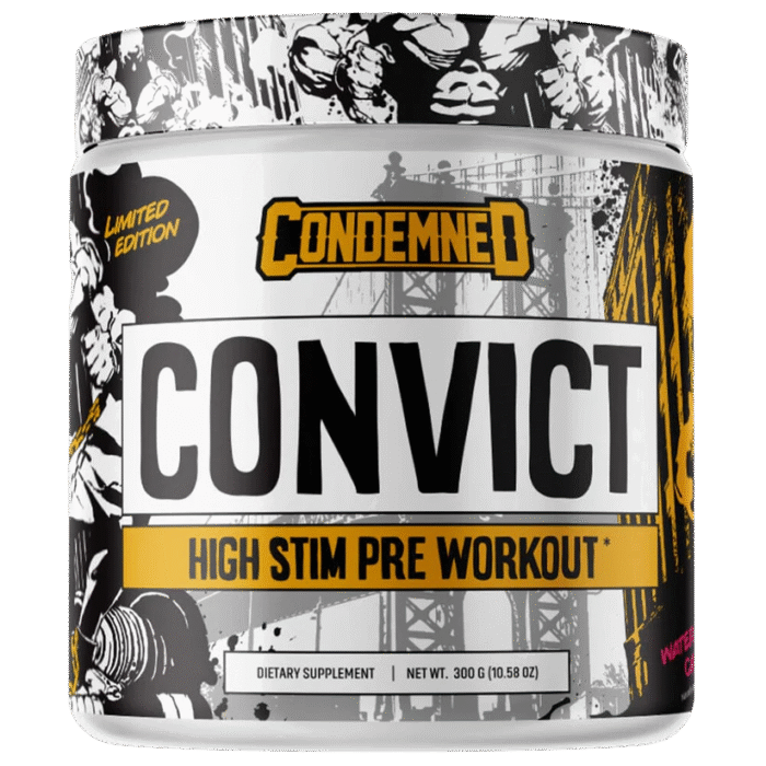 CONDEMNED LABZ CONVICT HIGH STIM PRE WORKOUT 50 SERVINGS