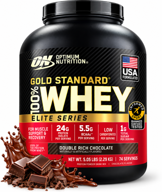 Optimum Nutrition Gold Standard Whey Protein 5lbs USA