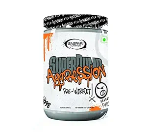 GASPARI NUTRITION Super Pump Aggression Pre-Workout For Extreme Energy, Orange, 400 G (28 Servings)