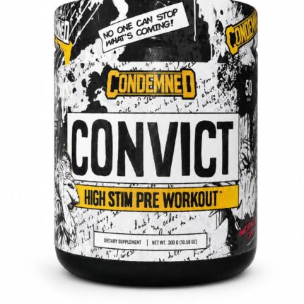CONDEMNED LABZ CONVICT HIGH STIM PRE WORKOUT 50 SERVINGS