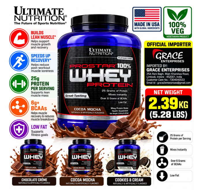 ULTIMATE NUTRITION PROSTAR 100% WHEY PROTEIN 5.28 LBS