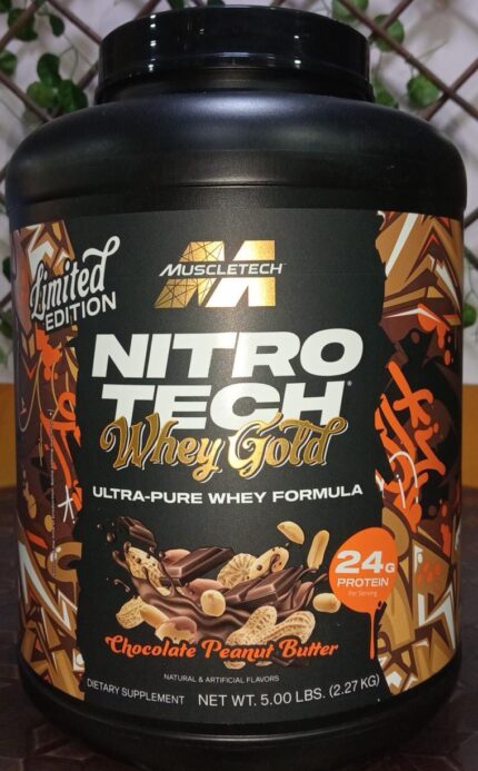 MUSCLETECH NITROTECH WHEY GOLD PROTEIN 5 LBS