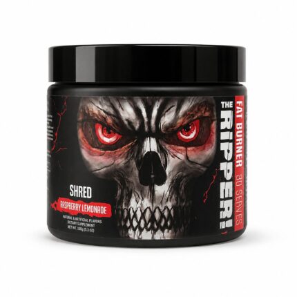 The Ripper shred Fat Burner – RASPBERRY LEMONADE Powder | 30 Servings Pre-Workout