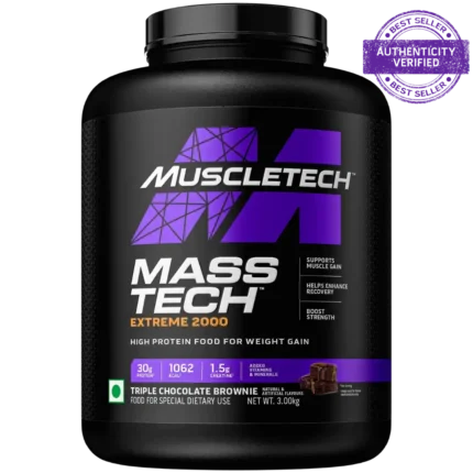 MUSCLETECH MASSTECH EXTREME 2000 WEIGHT GAINER 3 KG