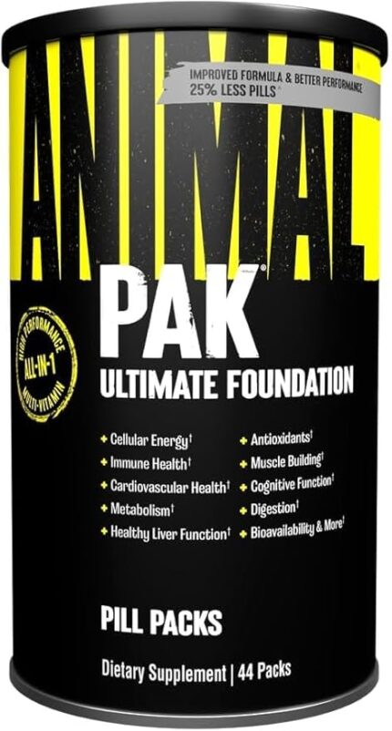 Universal Animal Pak - Convenient Multivitamin for Men & Women - 44 Count