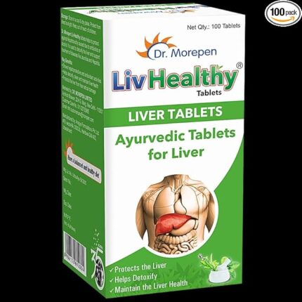 Dr. Morepen LivHealthy Ayurvedic Liver Tablets, 100 Tablets, 400mg