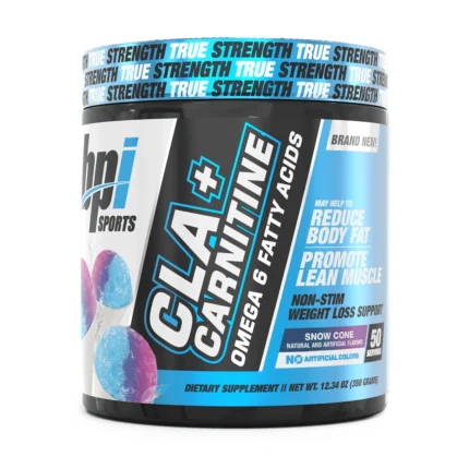 BPI Sports CLA + Carnitine – Conjugated Linoleic Acid – Weight Loss Formula – Metabolism, Performance, Lean Muscle – Caffeine Free – 50 servings