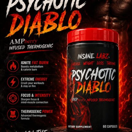 Insane Labz Psychotic Diablo, 60 capsules