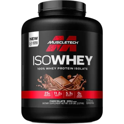 MUSCLETECH ISO WHEY 100% WHEY PROTEIN ISOLATE 5.01 LBS (2.27 KG)