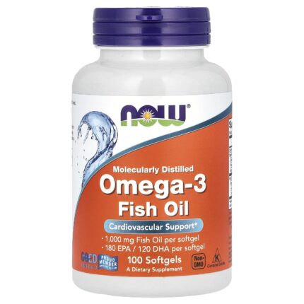 NOW FOOD 100CAP OMEGA 3 FISH OIL