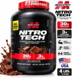 MUSCLETECH USA 4LB NITROTECH WHEY USA NEW