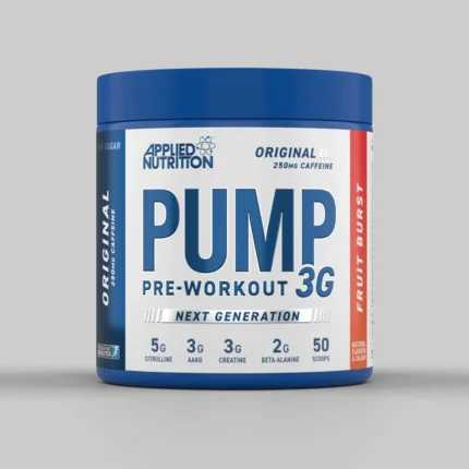 APPLIED NUTRITION PUMP 3G – PRE WORKOUT 375 GRAMS 25 SERVINGS