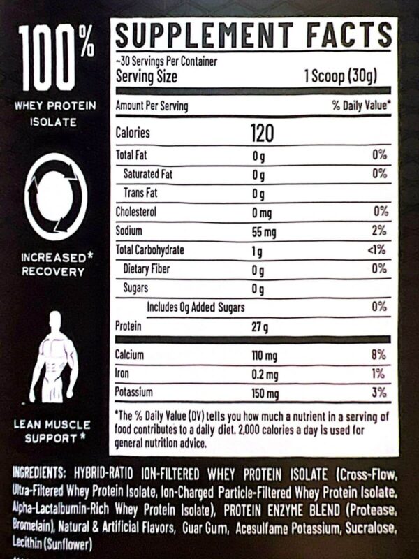 supplement facts