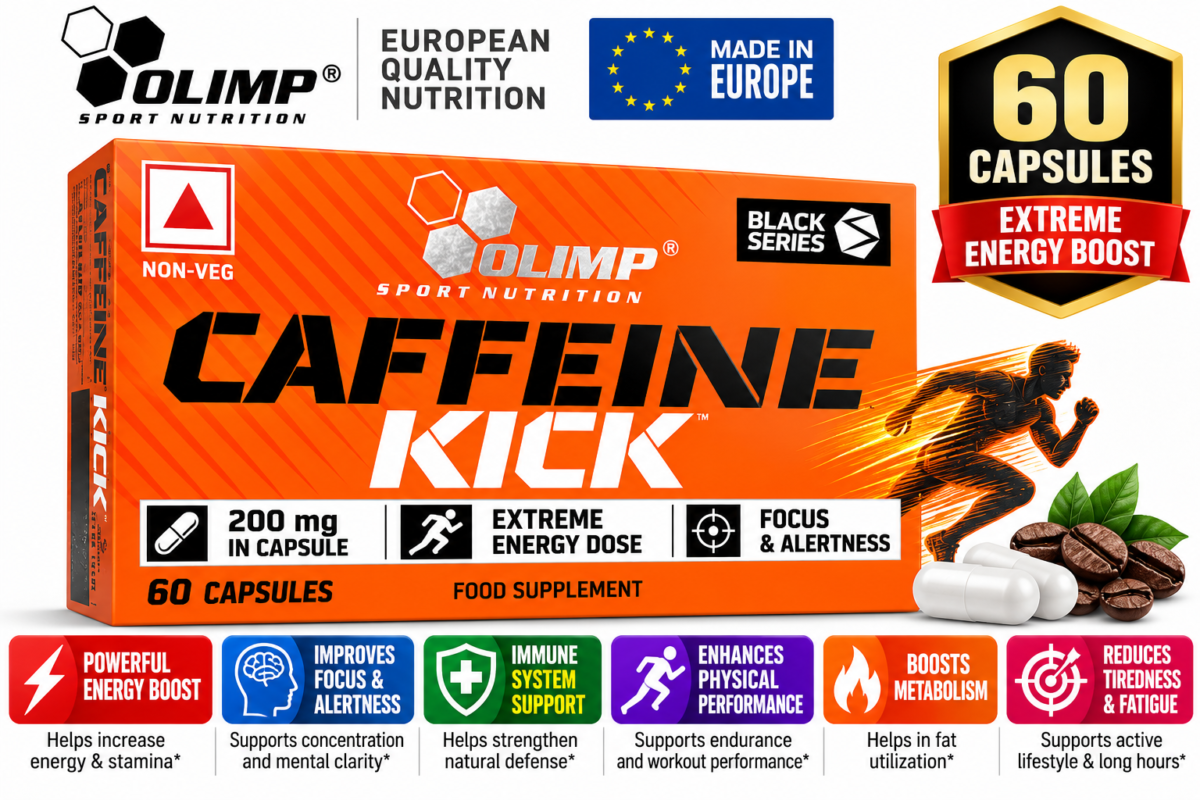 Olimp Caffeine Kick 200mg 60 capsules