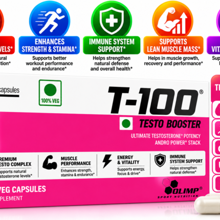 Best Olimp T-100 Male Testo Booster 120 Capsules