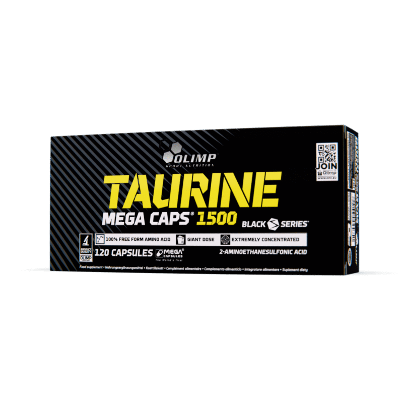 Olimp Taurine Mega Caps 1500 Black Series 120 Capsules
