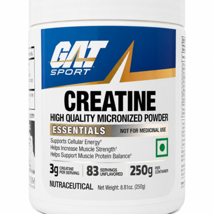 GAT Sport Creatine Monohydrate 250g 83 Servings Unflavored Powder