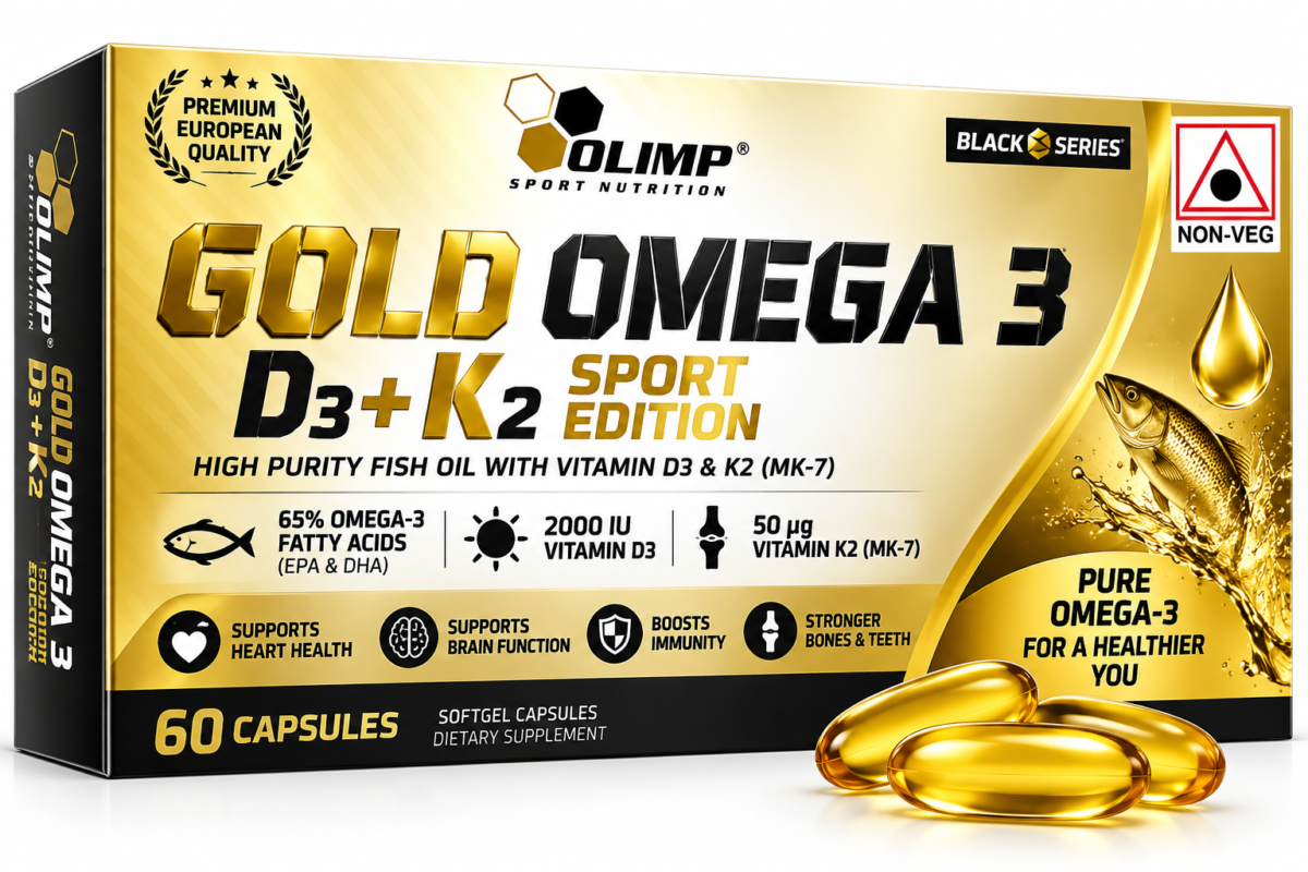 Olimp Nutrition Gold Vit D3 + K2 Sport Edition – 60 CAPSULES