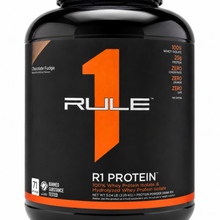 Rule 1 R1 Protein Chocolate Fudge 5.04 LB Whey Isolate Powder