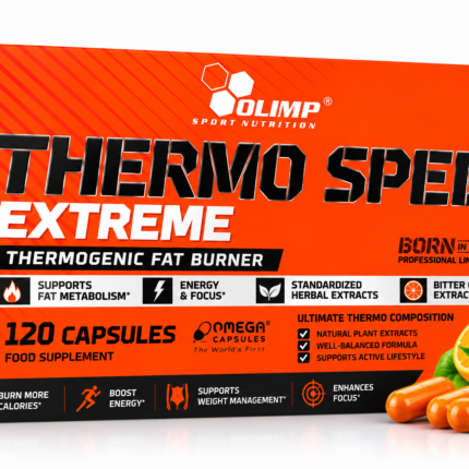 Olimp Thermo Speed Hardcore – 120 Capsules | Metabolism & Weight Management Supplement
