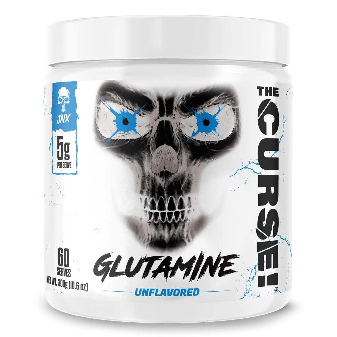 JNX SPORTS THE CURSE! MICRONIZED GLUTAMINE 60 SERVINGS, 300 G ,CAFFEINE FREE JNX SPORTS THE CURSE! MICRONIZED GLUTAMINE 60 SERVINGS, 300 G ,CAFFEINE FREE