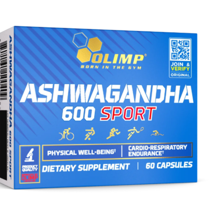 Olimp Ashwagandha 600 Sport – 60 Capsules | Ashwagandha Supplement