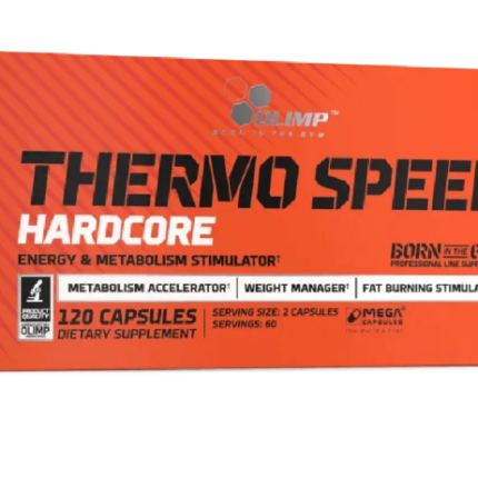 Olimp Thermo Speed Hardcore – 120 Capsules | Metabolism & Weight Management Supplement