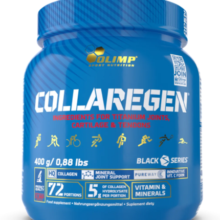 Olimp Collaregen Black Series – 400g | Collagen Joint Support Supplement