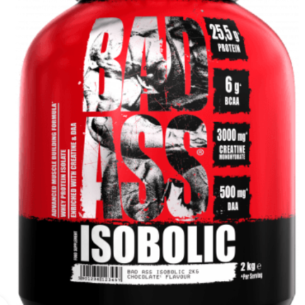Bad Ass Isobolic Whey Protein Isolate 2kg – Chocolate Flavor | Muscle Building Formula