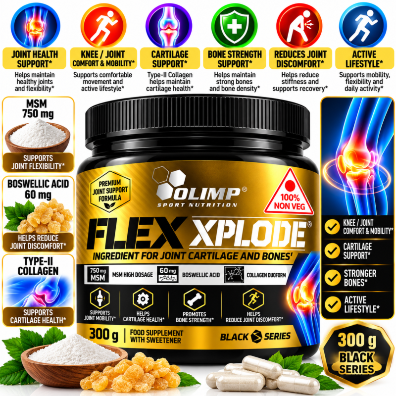 Olimp Flex Xplode Black Series | Joint Support Supplement