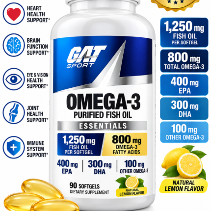 GAT SPORT OMEGA 3 FISH OIL 90 SOFTGELS