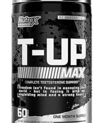 Nutrex Research T-UP MAX – Complete Testosterone Support (60 Capsules / 1-Month Supply)