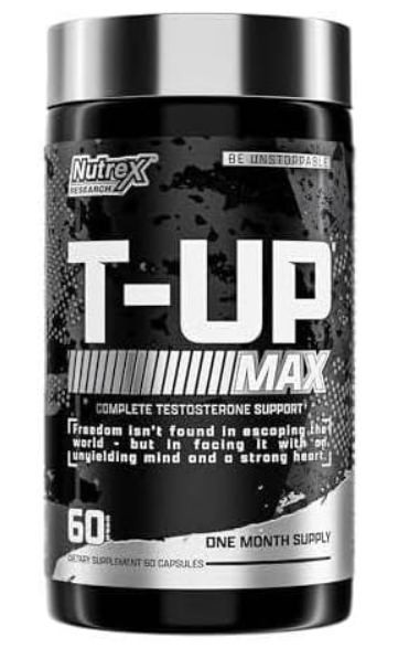 Nutrex Research T-UP MAX – Complete Testosterone Support (60 Capsules / 1-Month Supply)