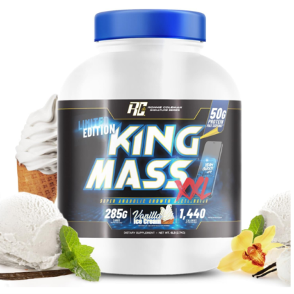 Ronnie Coleman Signature Series King Mass XXL® – Vanilla Ice Cream (6 lbs / 2.7kg) – Limited Edition Mass Gainer