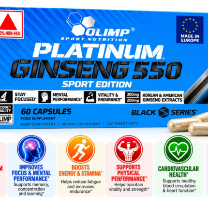 Olimp Sport Nutrition Platinum Ginseng™ 550 – Sport Edition (60 Capsules)