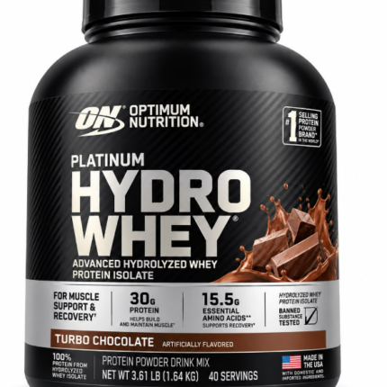 Optimum Nutrition Platinum Hydrowhey® – Turbo Chocolate (3.61 lbs / 1.64 kg, 40 Servings)